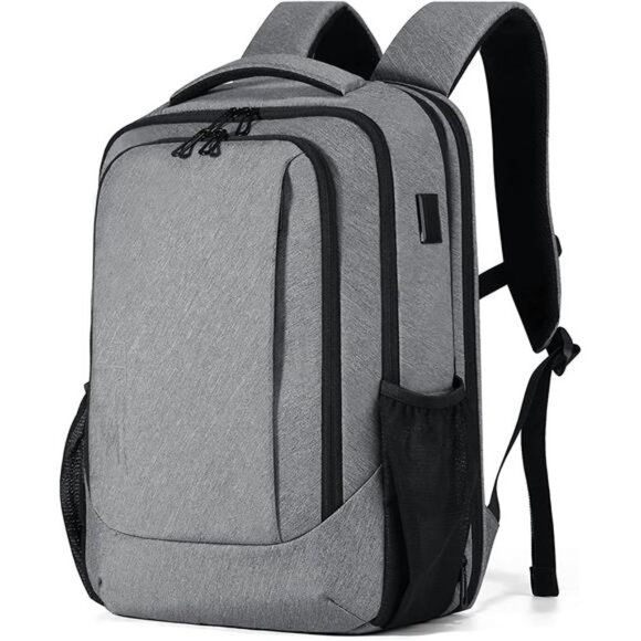 Travel Laptop Backpack, Expandable Computer Backpack with USB Charging